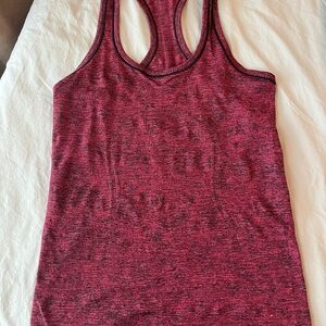 lululemon athletica Heathered Red Tank Top